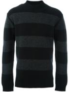 Soulland 'mansour' Turtleneck Sweater, Men's, Size: Medium, Black, Wool