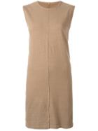Rick Owens Drkshdw Sleeveless Shift Dress - Nude & Neutrals