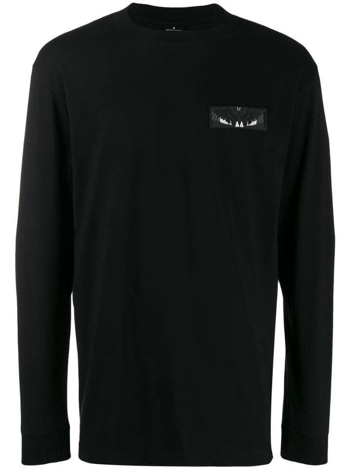 Marcelo Burlon County Of Milan Logo Plaque Sweater - Black