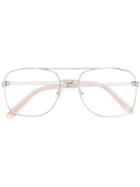 Chloé Eyewear Framed Eye Glasses - Metallic