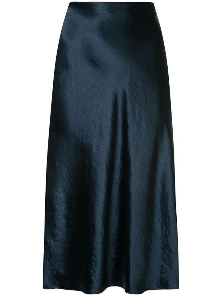 Vince High Waisted Skirt - Blue