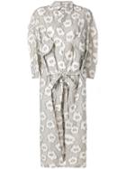 Henrik Vibskov Shirt Dress With Floral Pattern - Nude & Neutrals