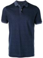 Zanone - Floral Polo Shirt - Men - Cotton - Xxl, Blue, Cotton