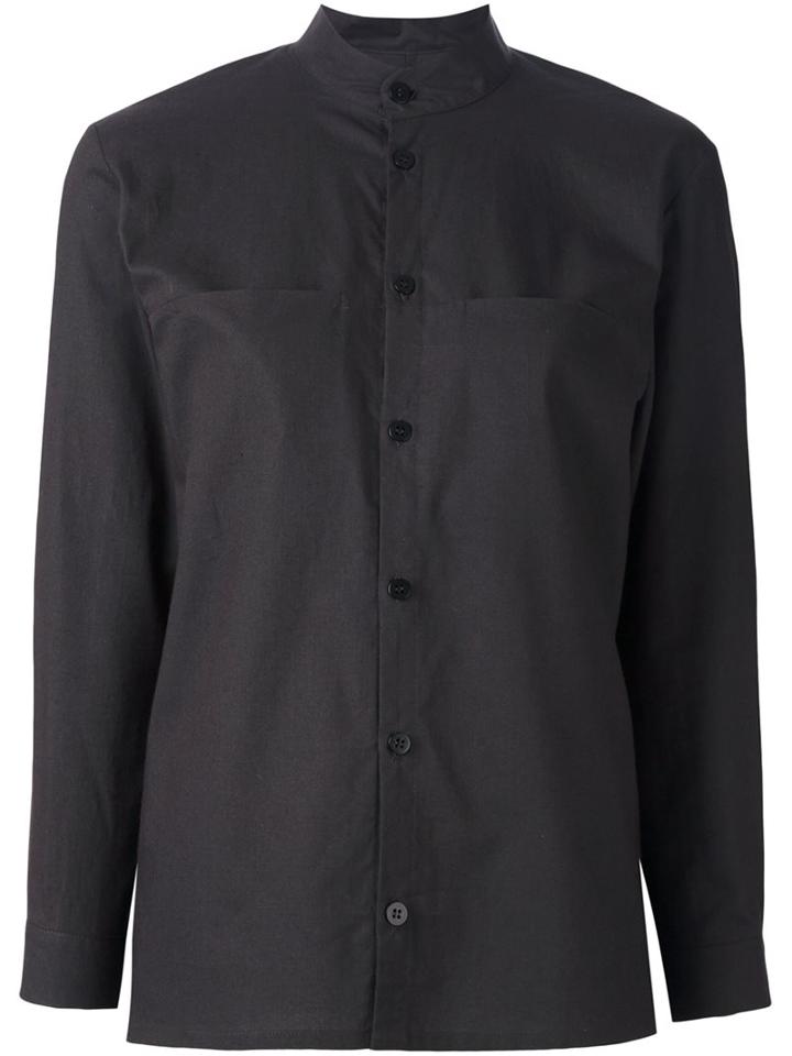 Toogood Hook Detail Shirt, Women's, Size: 0, Brown, Cotton