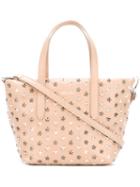 Jimmy Choo Mini Sara Shoulder Bag, Women's, Nude/neutrals, Leather