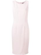 D.exterior - Sleeveless Midi Dress - Women - Elastodiene/polyester/spandex/elastane/viscose - 44, Pink/purple, Elastodiene/polyester/spandex/elastane/viscose