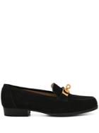 Hermès Pre-owned Kelly Motif Loafers - Black