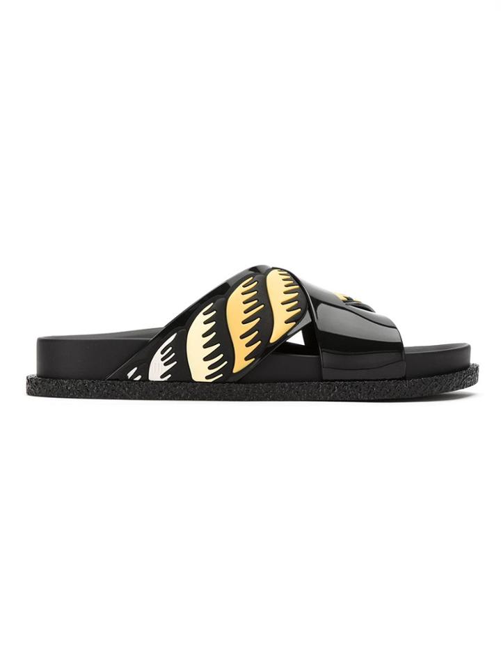 À La Garçonne 'energy' X Melissa Slides - Black