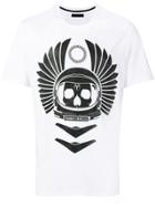 Frankie Morello Skull Graphic T-shirt - White
