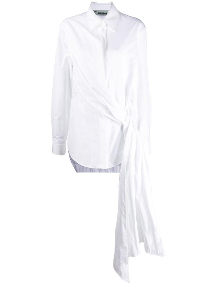 Off-white Asymmetric Cotton Shirt