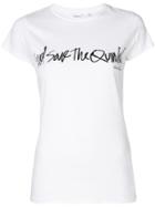 Richard Quinn Slogan Short-sleeve T-shirt - White