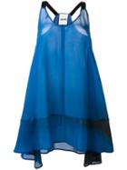 Koche - Fade Swing Dress - Women - Silk/cotton - 38, Blue, Silk/cotton
