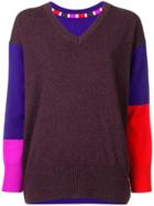 Tsumori Chisato Oversized Colour Block Sweater - Red