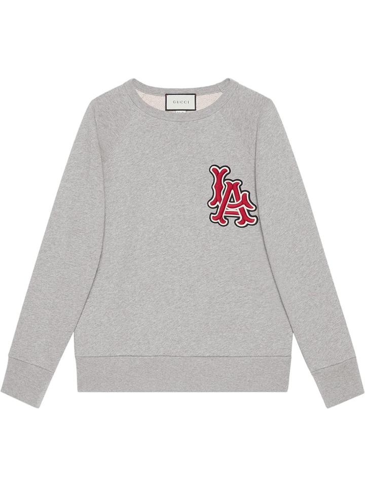 Gucci Felpa Con Patch La Angels&trade; - Grey