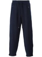 Ports 1961 'micro Boucle Felted' Trousers, Men's, Size: Medium, Blue, Wool