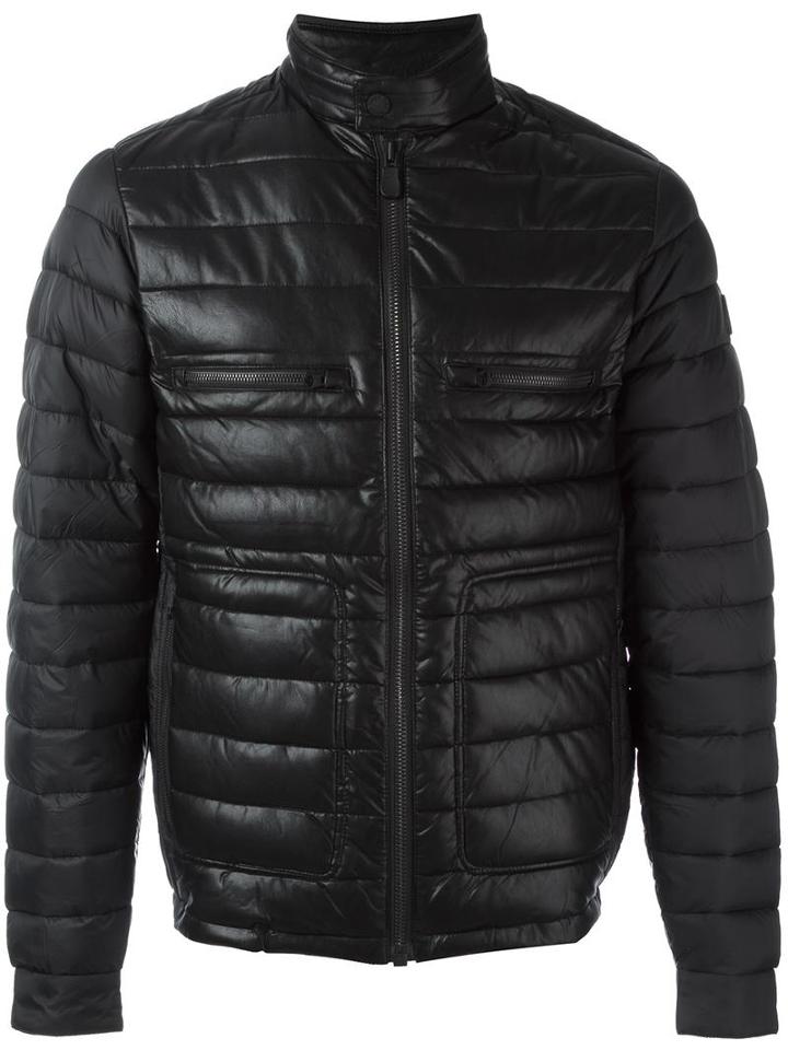Save The Duck Padded Jacket, Men's, Size: Xxl, Black, Polyurethane/viscose/polyester/nylon