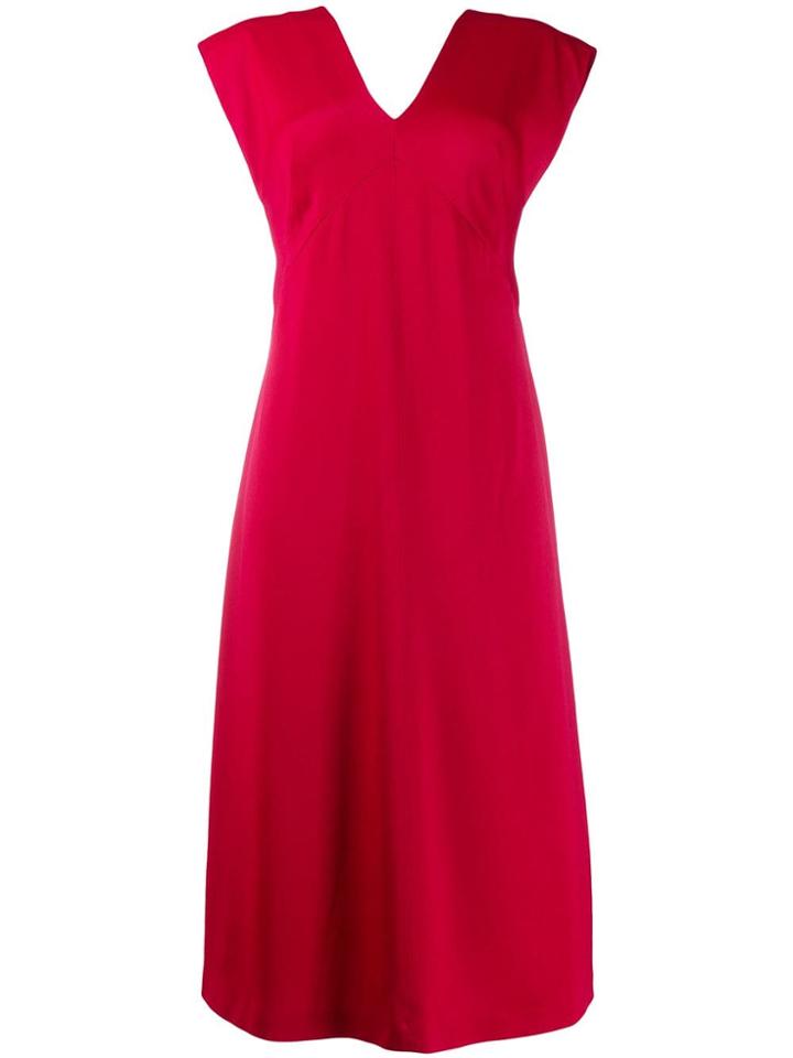Joseph Sleeveless Flared Midi Dress