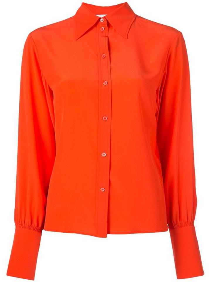 Chloé Button Up Blouse - Orange
