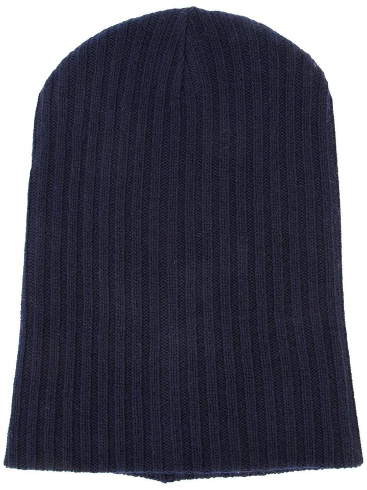 The Elder Statesman Cashmere Summer Cap - Blue