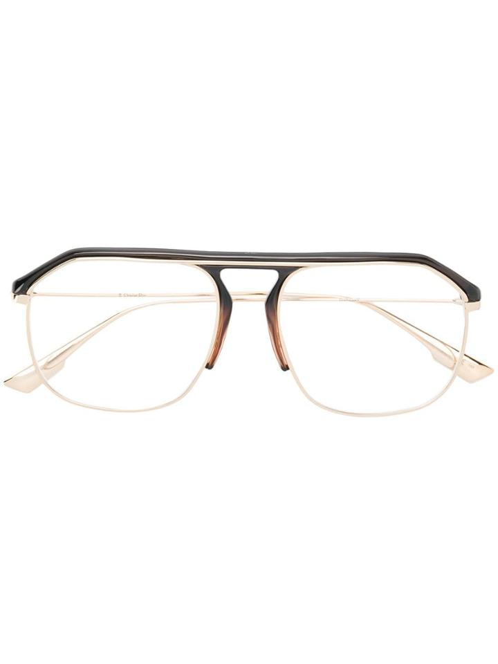 Dior Eyewear Stellaire V Glasses - Brown
