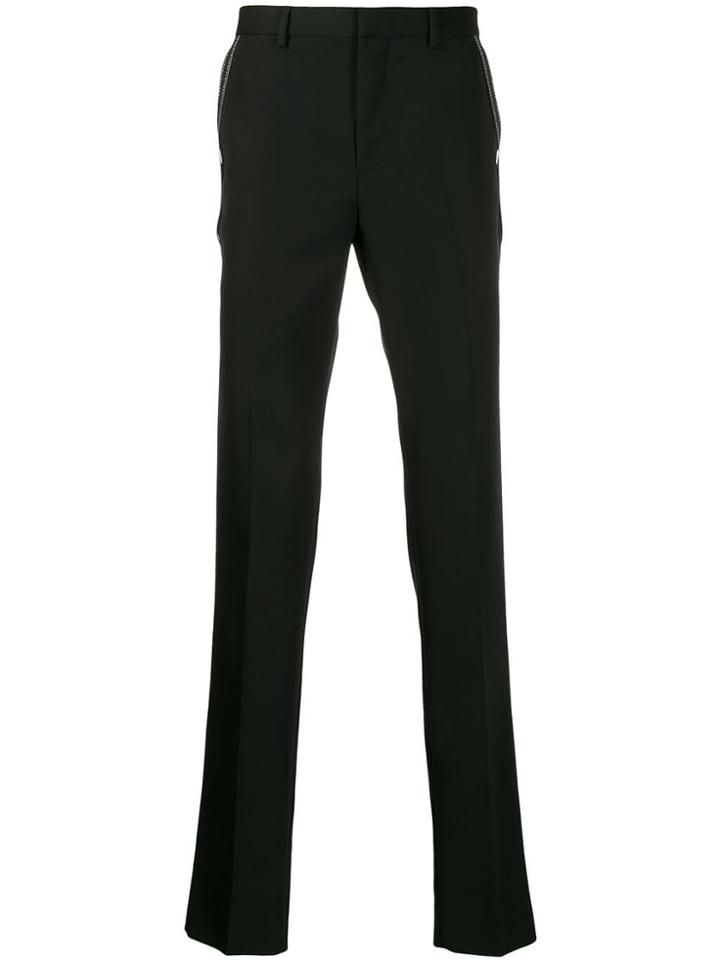 Givenchy Straight Leg Logo Trousers - Black