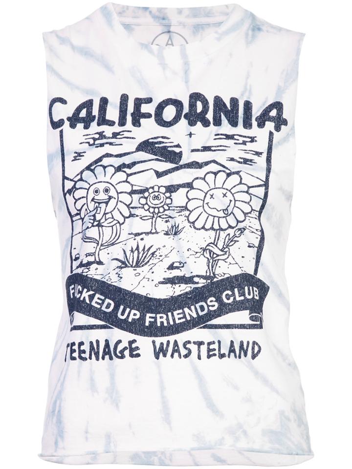 Local Authority California Tank Top - Pink & Purple