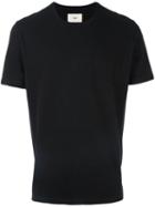 Folk 'deboss' T-shirt, Men's, Size: 2, Black, Cotton