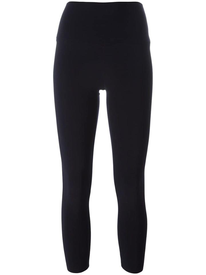 Norma Kamali Cropped Leggings - Blue