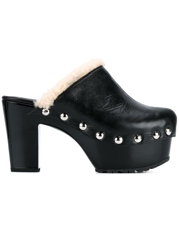Giuseppe Zanotti Design Shearling Lined Mules