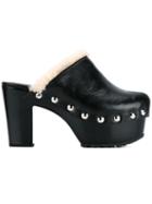 Giuseppe Zanotti Design Shearling Lined Mules