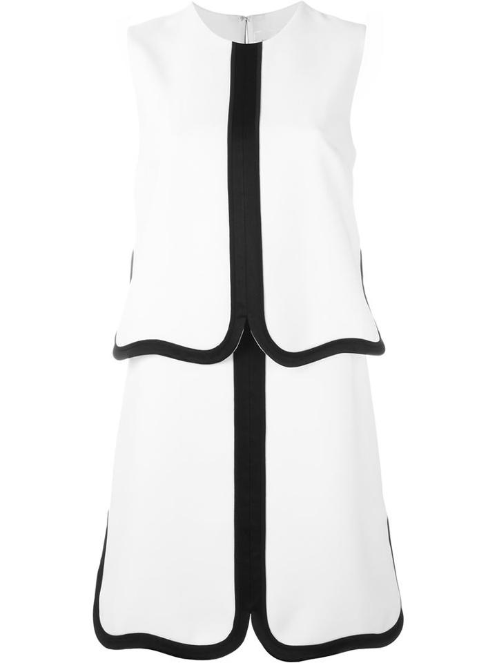 Victoria Victoria Beckham Wavy Hem Shift Dress