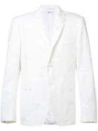 Thom Browne - Shark Embroidered Blazer - Men - Cotton - 3, White, Cotton