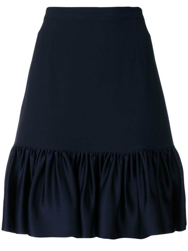 Stella Mccartney Ruffled Hem Skirt - Black