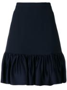 Stella Mccartney Ruffled Hem Skirt - Black