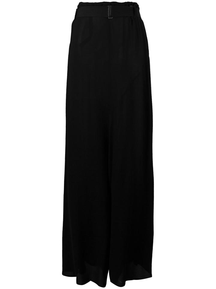 Ann Demeulemeester Long Draped Skirt - Black