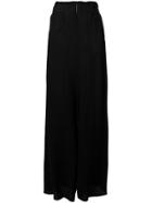 Ann Demeulemeester Long Draped Skirt - Black