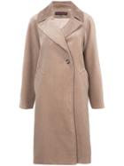 Martin Grant Long Single-breasted Coat - Nude & Neutrals
