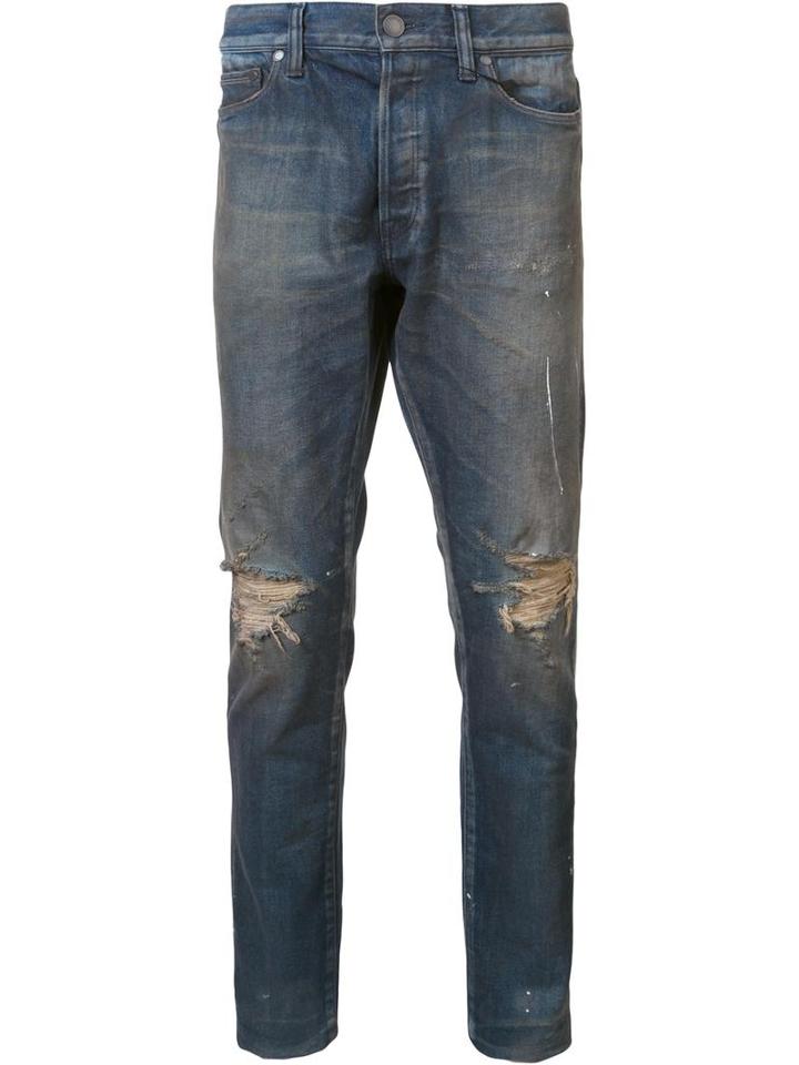 John Elliott 'the Cast 2' Jeans, Men's, Size: 32, Blue, Cotton/polyurethane
