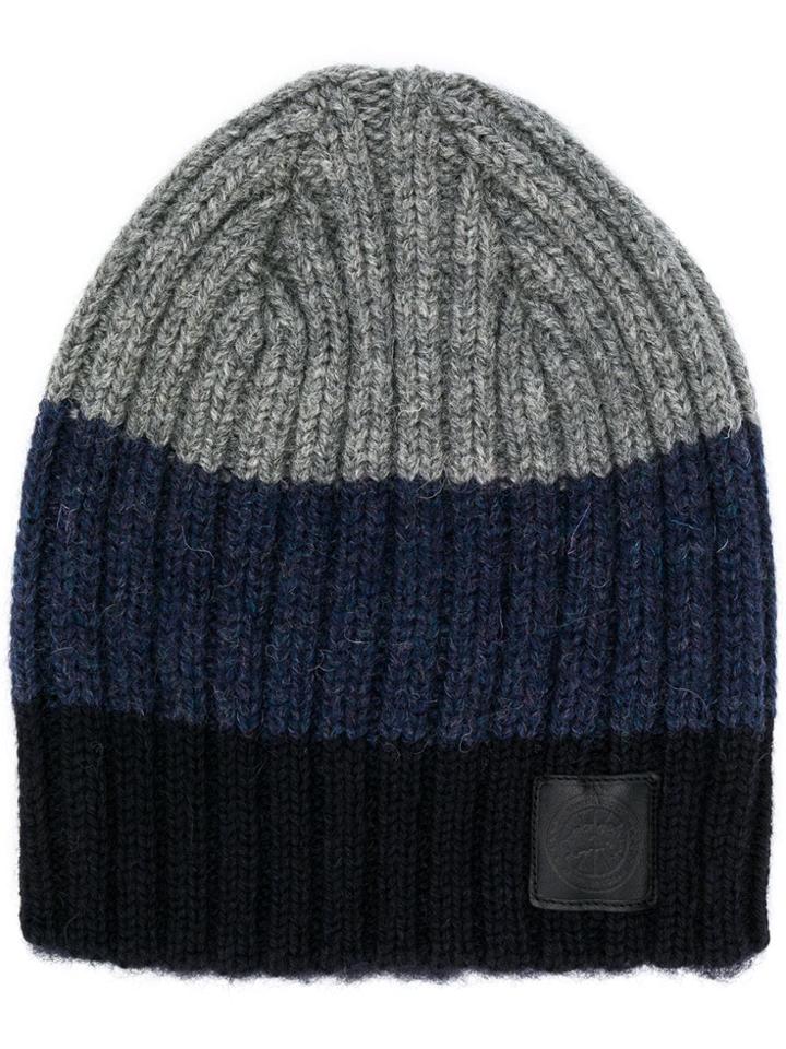 Canada Goose Colour Block Logo Patch Hat - Grey