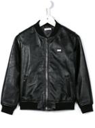 Dolce & Gabbana Kids Classic Bomber Jacket, Boy's, Size: 10 Yrs, Black