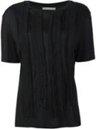 Jason Wu Panelled Top, Women's, Size: Xs, Black, Viscose