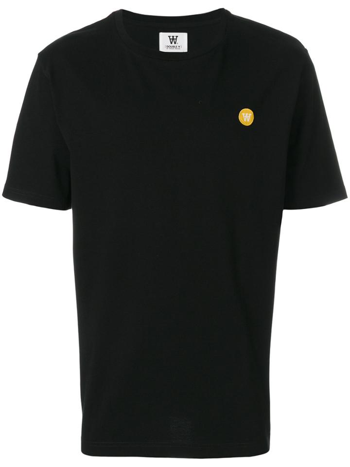 Wood Wood Logo Patch Classic T-shirt - Black