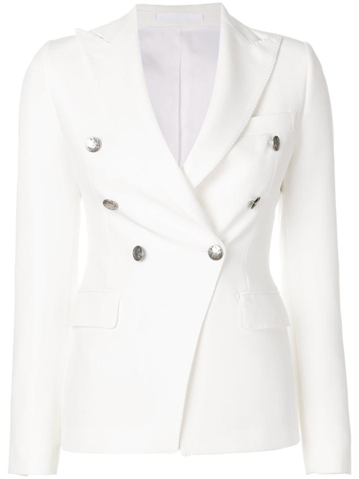 Tagliatore Double-breasted Blazer - White