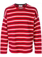 Ami Alexandre Mattiussi Oversized Crewneck Sweater - Red