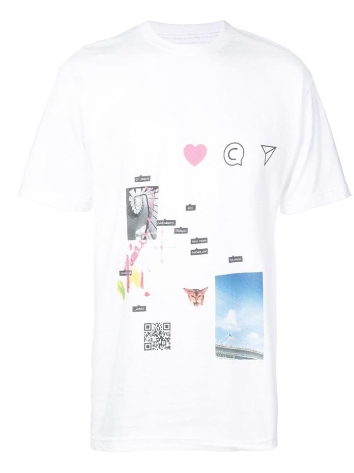 The Celect Printed T-shirt - White