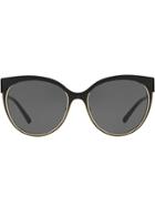 Burberry Eyewear Cat-eye Frame Sunglasses - Black