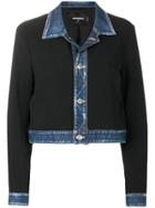 Dsquared2 Denim Trimmed Jacket - Black