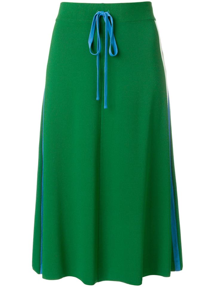 P.a.r.o.s.h. Runner A-line Skirt - Green