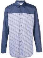 Comme Des Garçons Shirt Dobby Dots Shirt - Blue