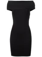 T By Alexander Wang Off The Shoulder Dress - Black